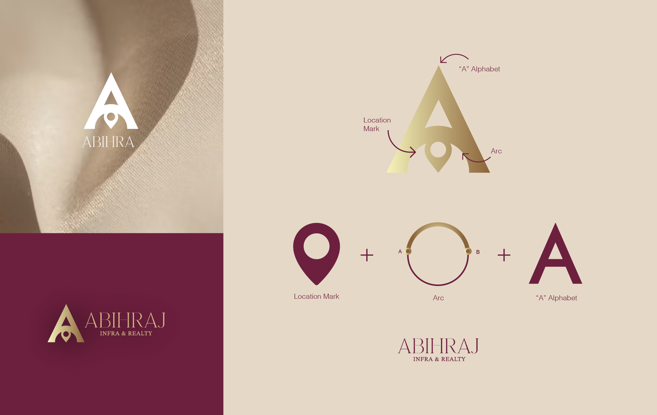Abhiraj brand moodboard design - Creative Vaibes