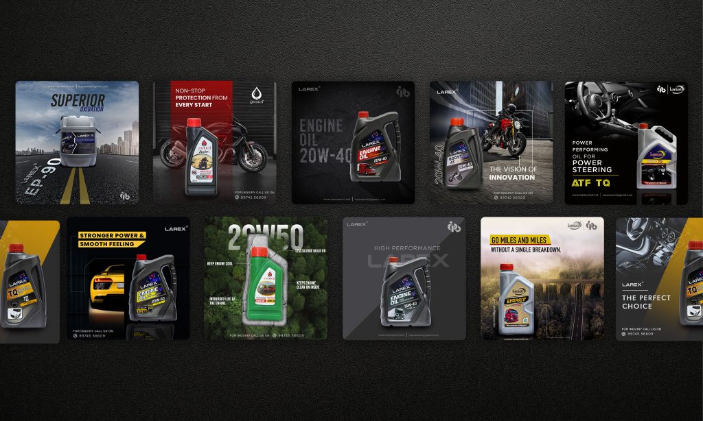 In Power Oil branding design — Creative Vaibes case study