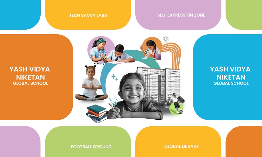 Yash Vidhya Niketan School branding design — Creative Vaibes case study